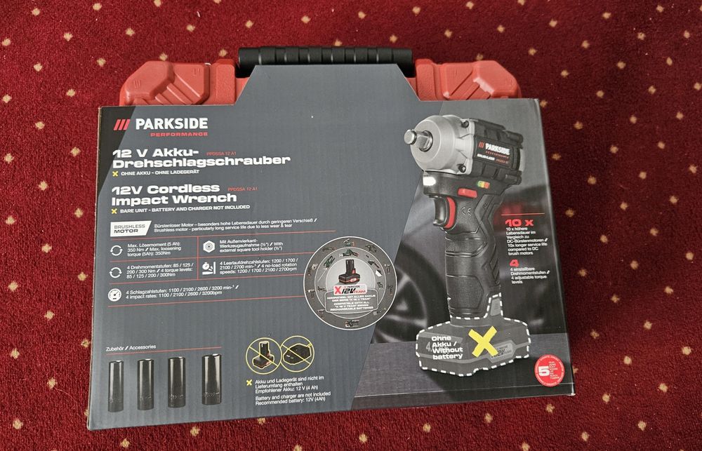 Masina Parkside cu impact 12v