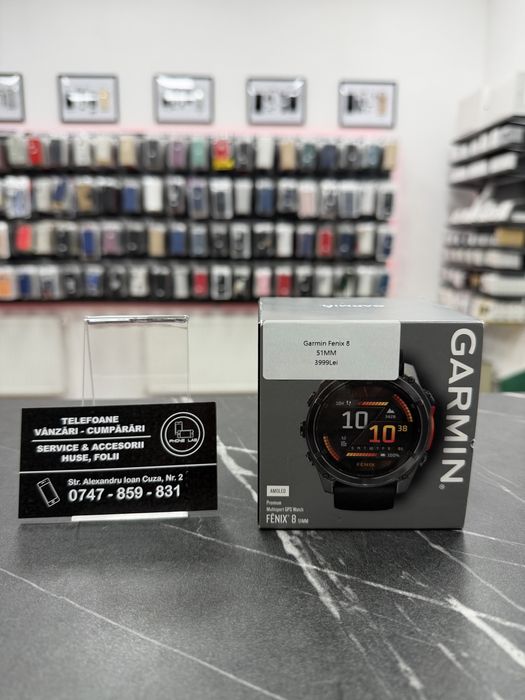 Garmin Fenix 8 - 51MM - Amoled - NOU - Sigilat! - 2 Ani Garantie!