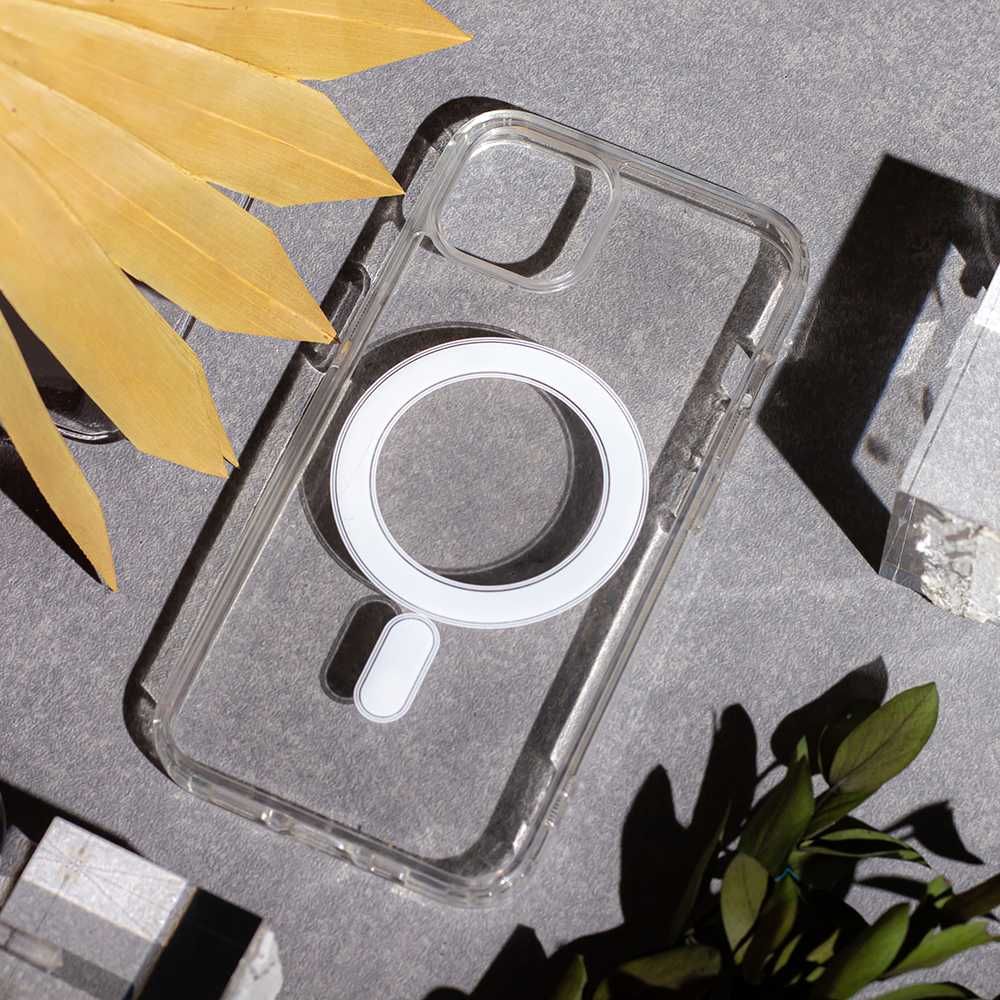 Husa gel MagSafe + Folie ecran APPLE iPhone 16 Pro Max 15 Plus 16e