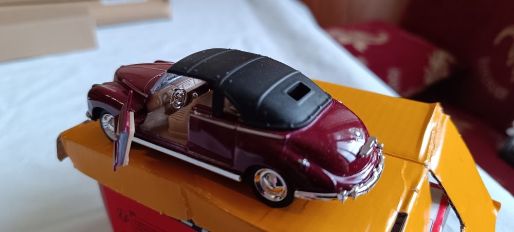 Метална количка двуетажен автобус