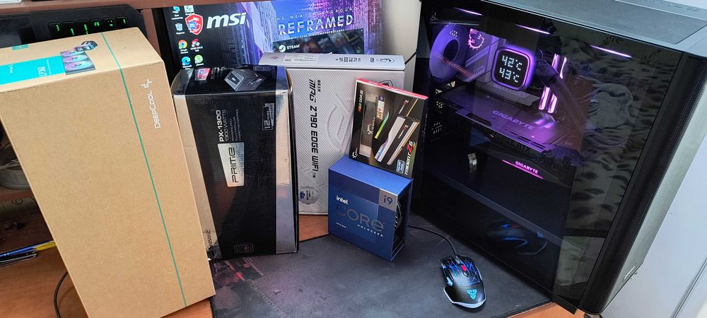 ПК i9-13900k RTX 3080Ti OC DDR5-32 гб ssd m2-512гб