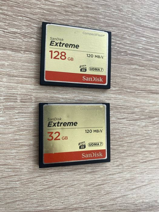 Compact flash флешка 128gb и 32gb