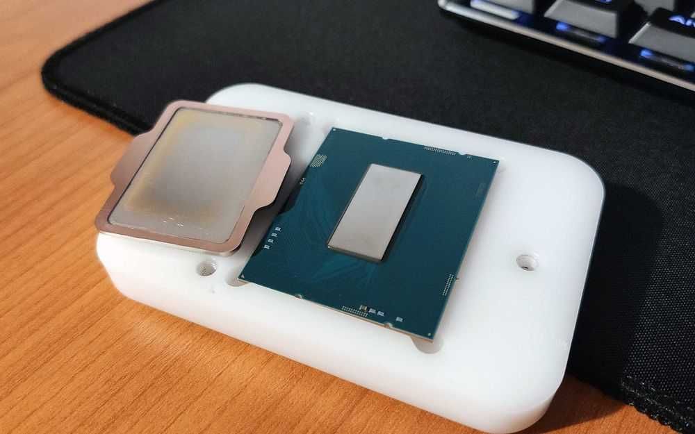 Intel i9 14900K *delid *lapping