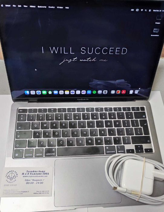 Лаптоп Apple MacBook Air M1 А2337(2020) 256GB 8 Ram