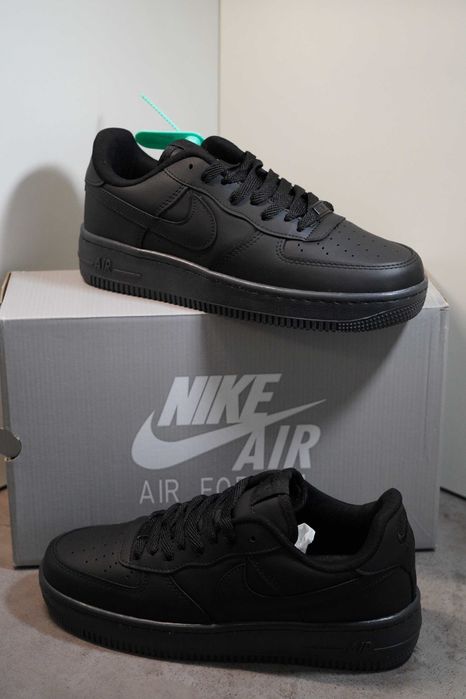 Adidasi Nike AIR Force 1 low Black, Full Box - Produs Nou