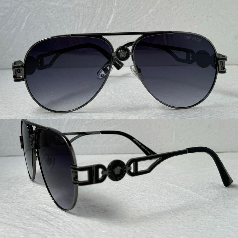 Versace мъжки слънчеви очила авиатор унисекс дамски