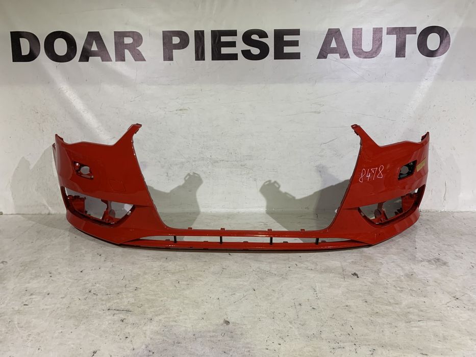 Bara fata Audi A3, Hatchback, 2013, 2014, 2015, 2016, cod origine OE 8V3807437, cu gauri pentru spalatori faruri.