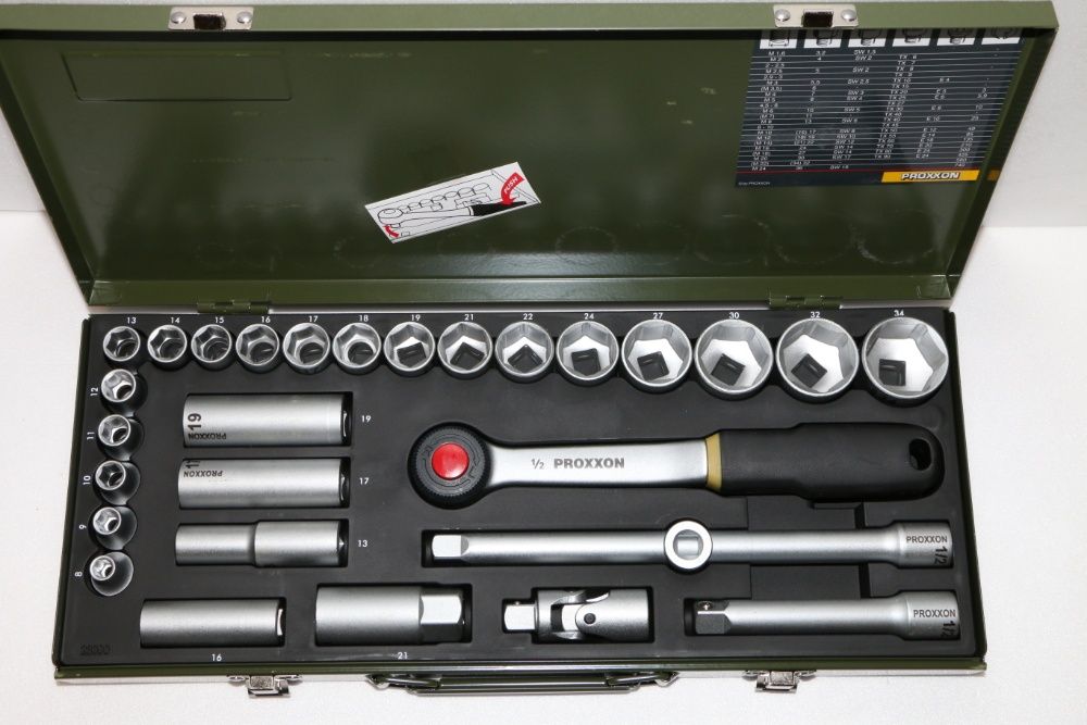 гедоре, гидория 1/2" PROXXON 29 части, ключ, Германия