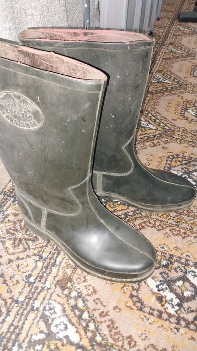 Сапоги резиновые состояние отличное, водонепроницаемые