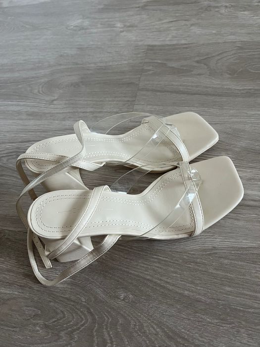 Sandale Bershka, piele ecologică, mărimea 38