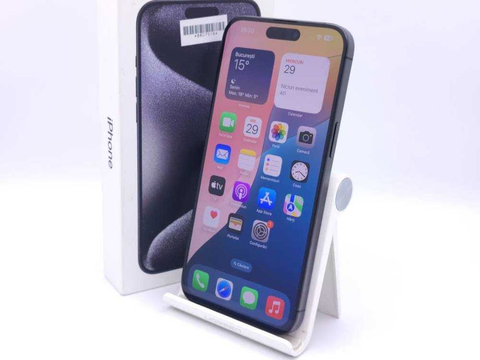 Apple iPhone 15 Pro Max 256GB, Garantie 24 luni | TotalConvert.ro
