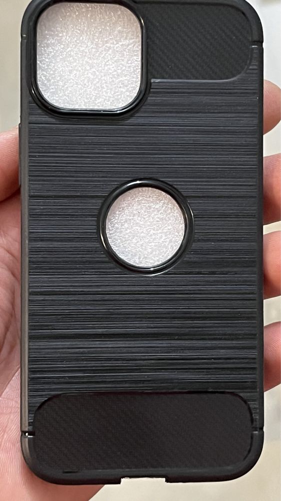 Husa de protectie Carbon Stripe pentru iPhone 13 Mini