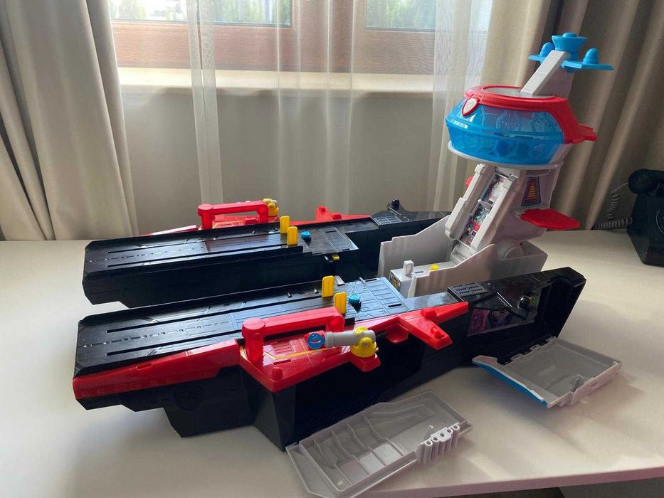 Sediu/Barca/Transportator Set complet Patrula catelusilor Mighty Movie