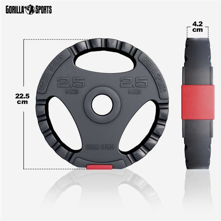 Set discuri din ciment cu grip 100 kg