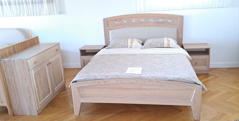 Dormitor lemn masiv stejar