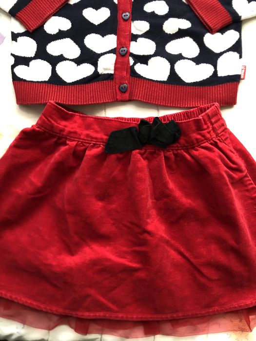 Дрехи за момиче полички и жилетки 4-5г , 104-110 см