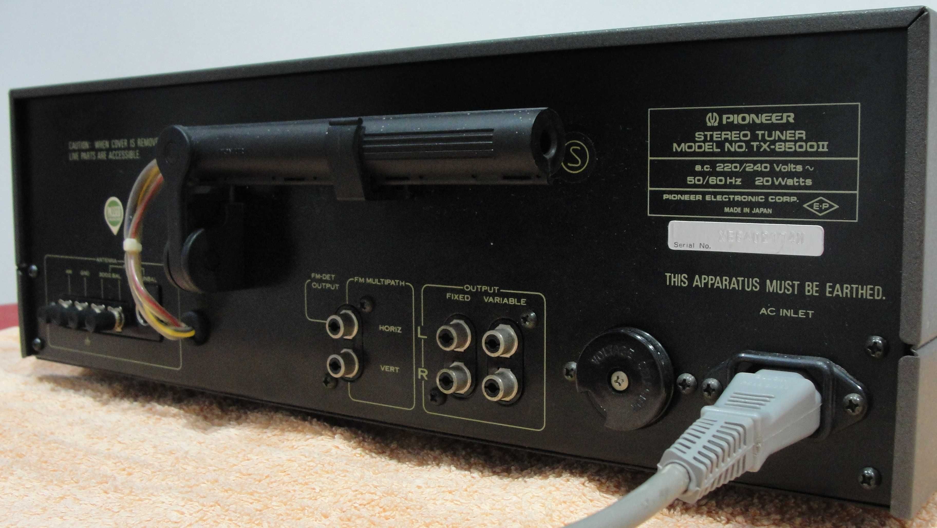 Tuner PIONEER TX 8500 II  vs Luxman ,Kenwood, Sansui, Revox,JVC,