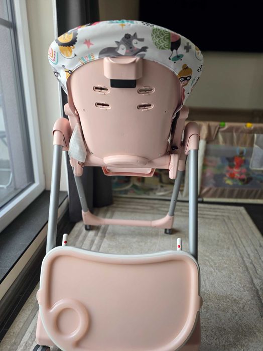 Стол за хранене Peg Perego - Prima Pappa Follow Me, Super Girl