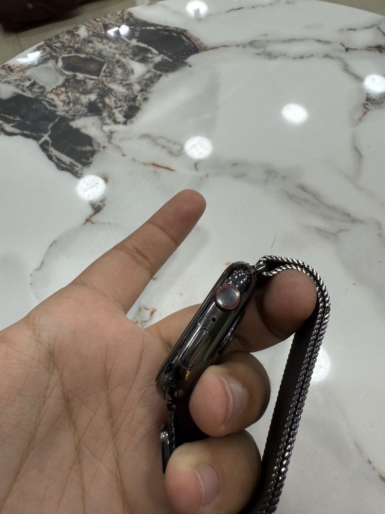 Apple watch series 9 milanese в хорошем состояни