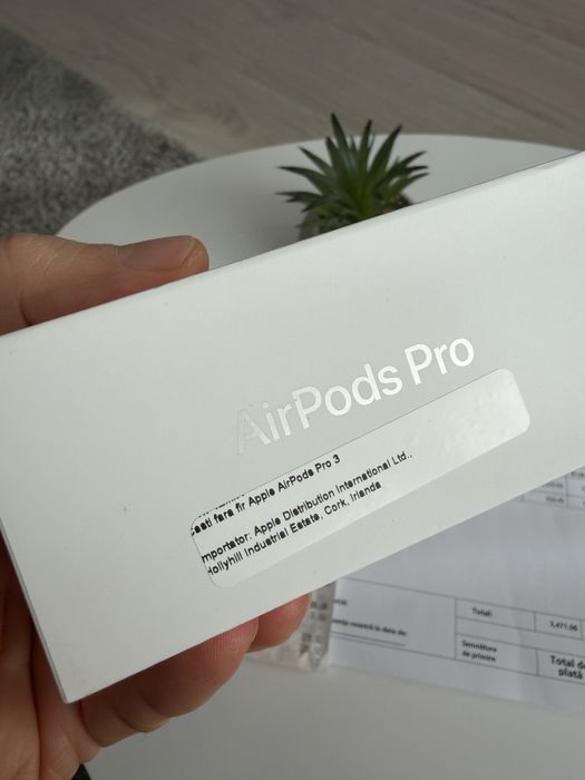 AirPods Pro 3 sigilate cu factură și garanție (originale)