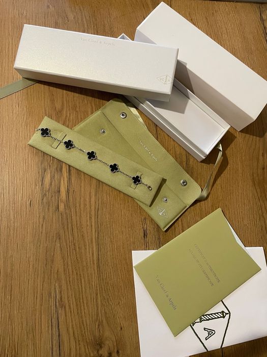 Van Cleef & Arpels - Bratara Silver Black (argint/negru)