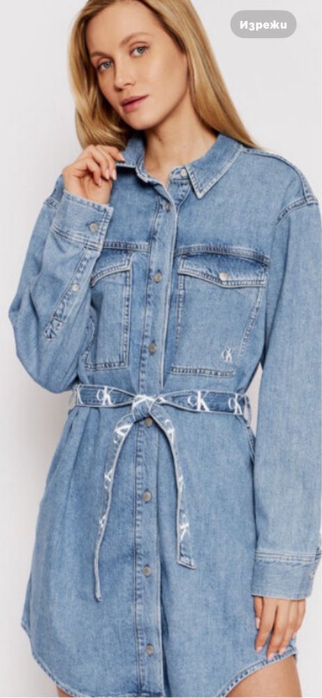 Calvin Klein Jeans дънкова рокля