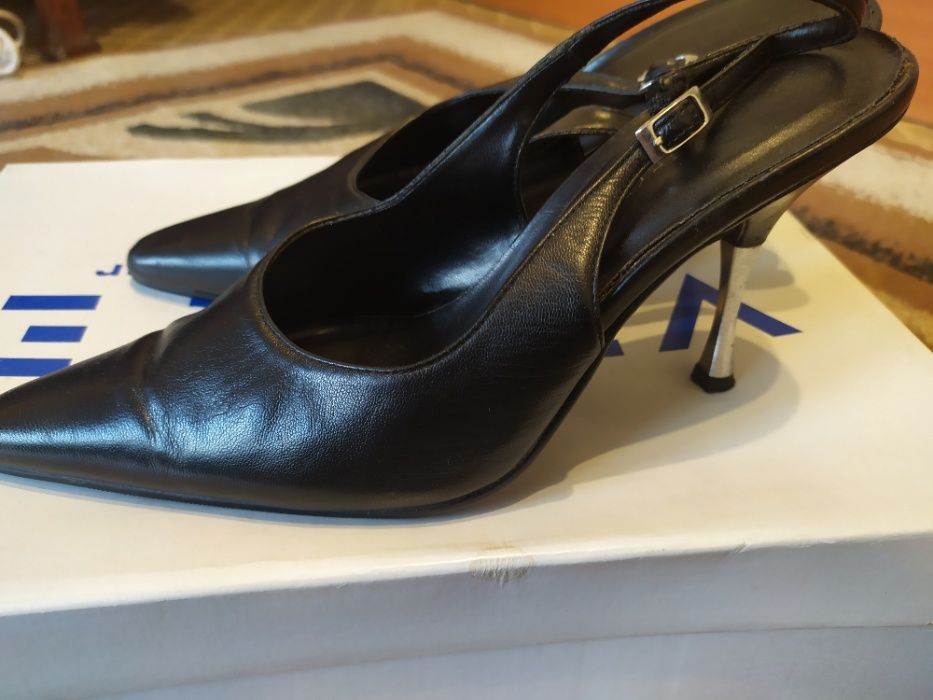 Pantofi piele naturala culoare negru nr 38-ENGLAND