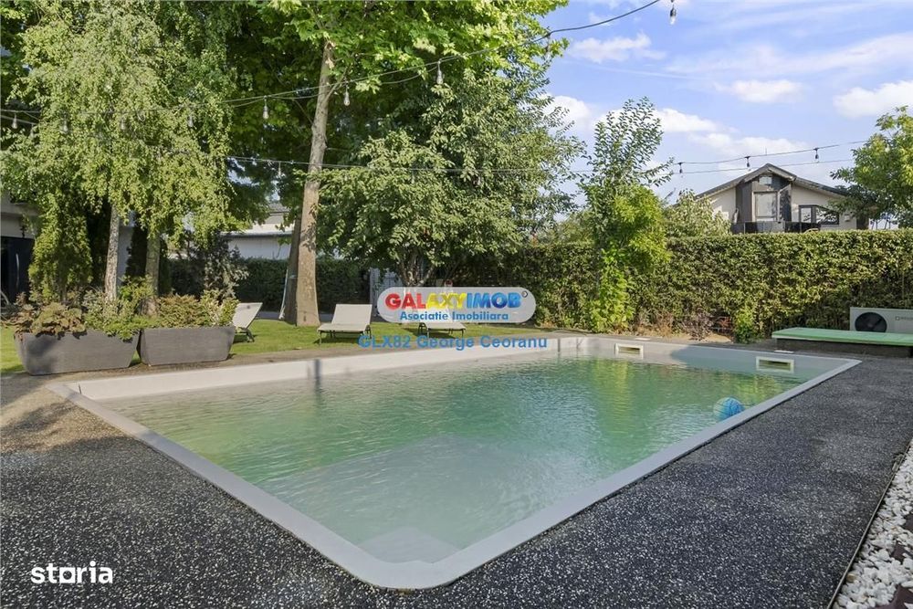Vanzare vila in stil mediteranean,curte mare, piscina, Berceni Macului