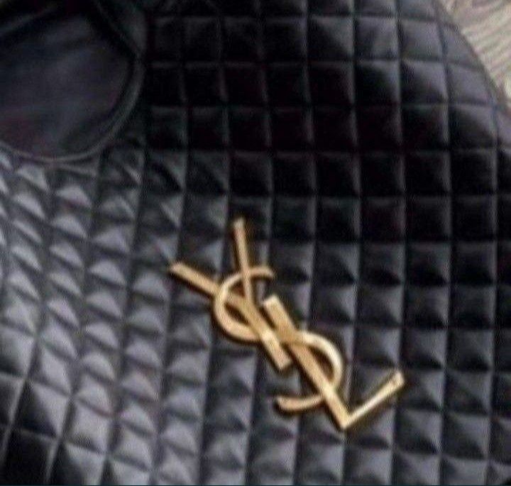 Geanta Ysl Maxy,logo metalic auriu,portofel simplu atasat,saculet