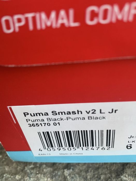 Vand puma black smash v2