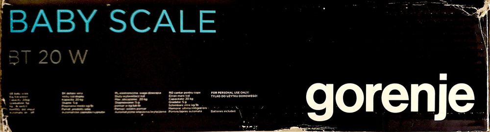 Gorenje Baby Scale - cantar pana la 20 Kg