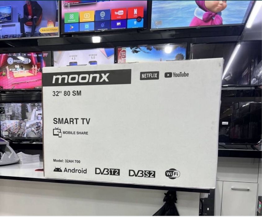 Телевизор Смарт Moonx immer ziffler голосовой televizor