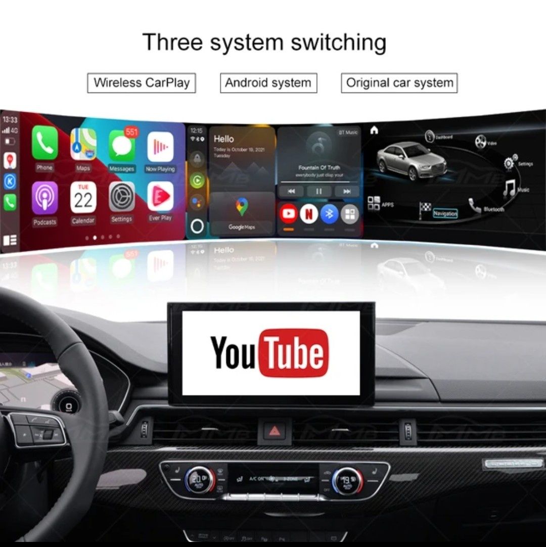 Apple Car Play - Android Box - MMB Multimedia Video Box-NOU - Netflix,