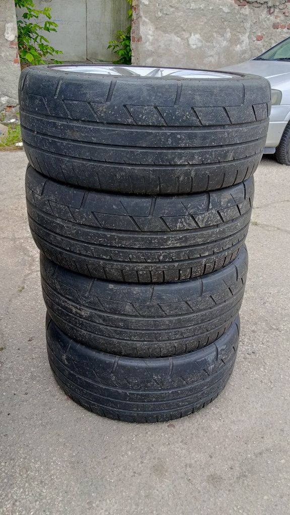 Джанти с гуми 5х100 225/45/17 Seat leon ibiza  Vw golf 4 et35