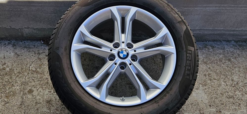 Jante BMW X3 G01 X4 G02 echip iarna 225 60 18 Pirelli * 7 mm DOT 2020