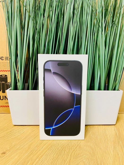 НОВ !!! Apple iPhone 16 Pro, 256GB, 5G, Black Titanium, 100%