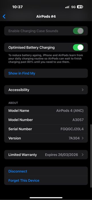 AirPods Gen4 ANC Type C