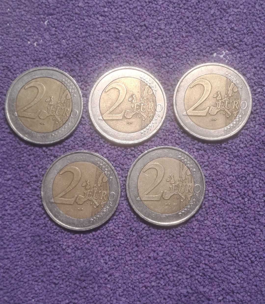 2 euro Rf 1999,rari cu defecte!