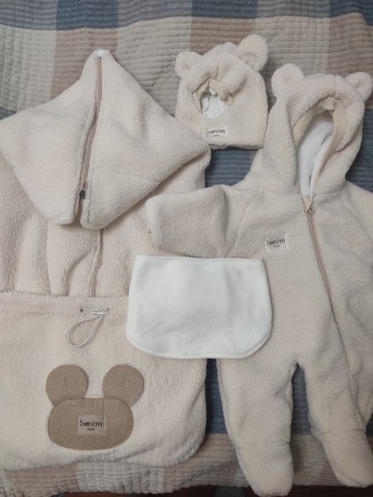 Зимний комплект для новорожденного