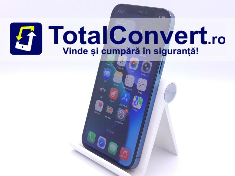 Apple iPhone 12 Pro 128GB Pacific Blue 4GB, Garantie 24 luni | #D88263