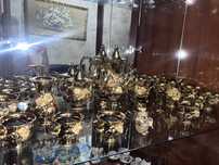 Продам посуду, сервис золотистый