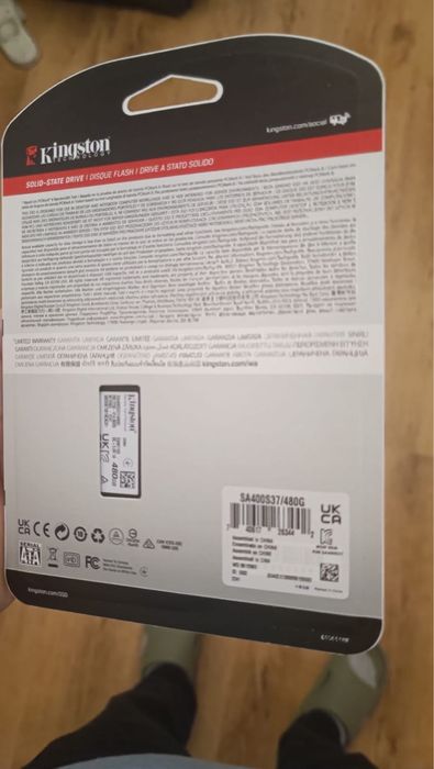 Vand SSD Kingston A400 480 GB sigilat