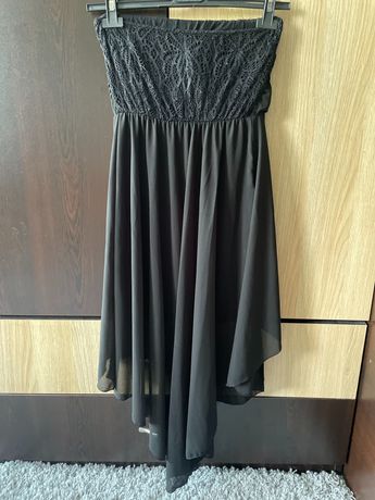 Черна ластична рокля