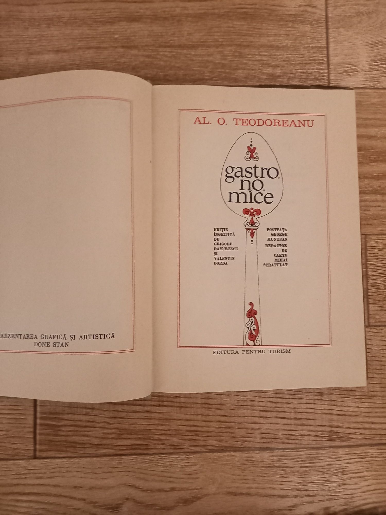 Cartea Gastronomice -Al. O. Teodoreanu 1973