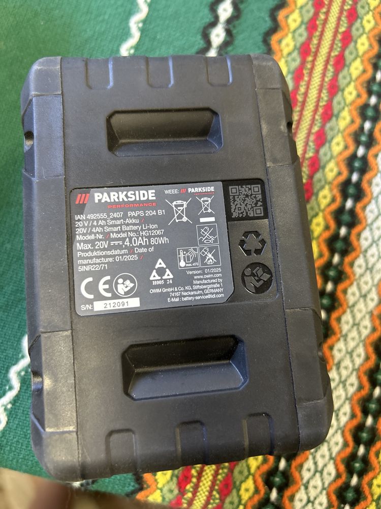 Батерия parkside 4 A