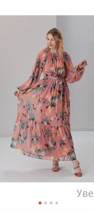 Платье вечернее, шифоновое