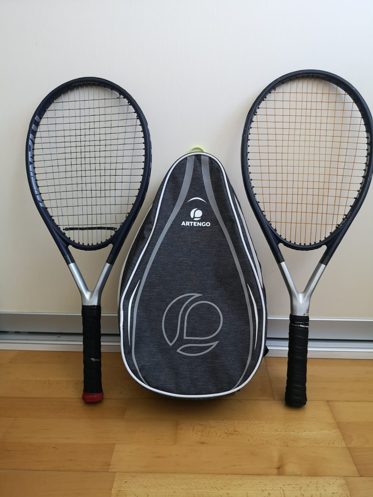 Geanta Artengo si set doua rachete tenis profesionale