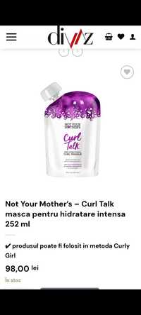 Masca Not your mother's curly hair
