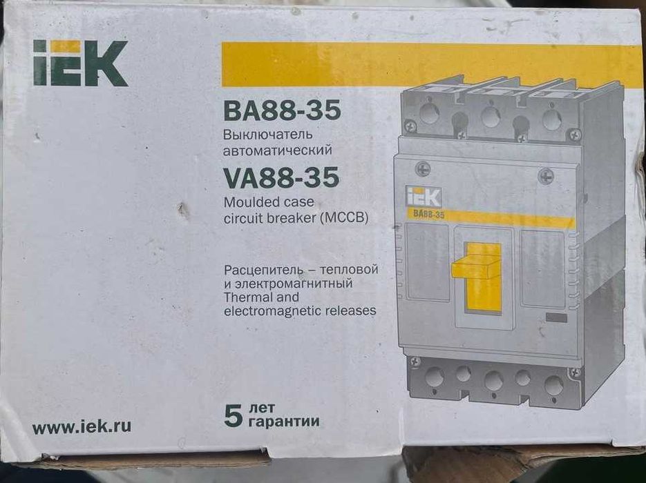 Силовой автоматический выключатель ВА88-35 (3ф) 160А IEK