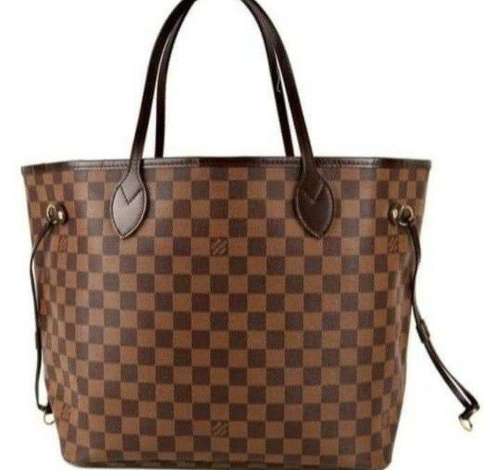 Geanta damă piele naturala,model Neverfull,saculet,card,factura,certif
